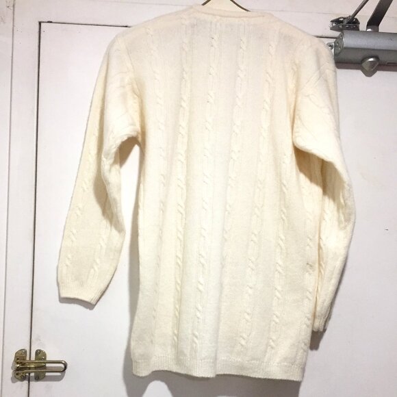 VINTAGE RINO ROSSI HAND FRAMED WOOL BLEND SWEATER CARDIGANS SIZE M - Picture 11 of 12